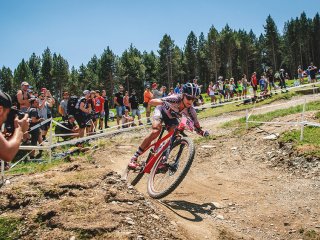 Gun Rita Dahle vinder sin 30 world cup sejr på sin Merida Big.Nine Team